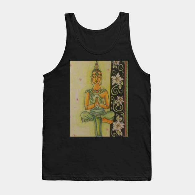 Buddha Tank Top by ChaChaDivineArt